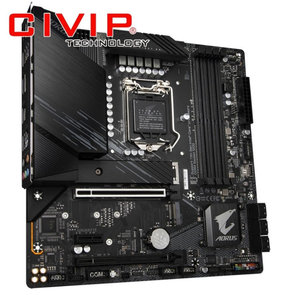 Mainboard Gigabyte B560M AORUS ELITE (Chipset B560, CPU Intel LGA 1200, DDR4, mATX, HDMI / DP)