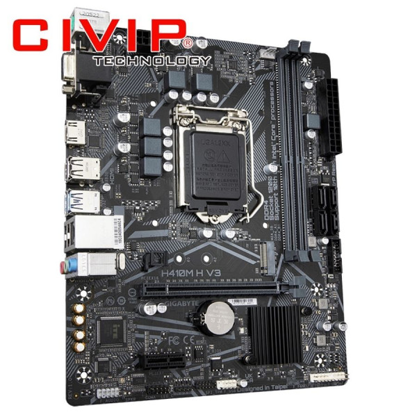Mainboard Gigabyte GA-H410M-H V3 (Chipset H510, CPU Intel LGA 1200, DDR4, mATX, VGA / HDMI)