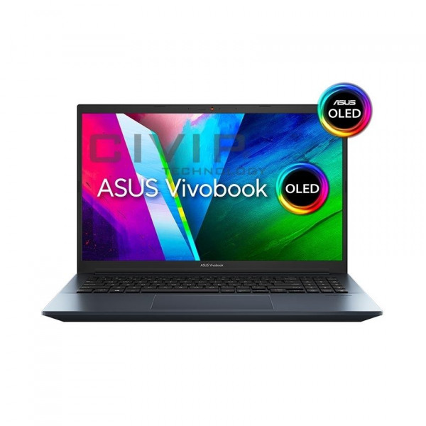 Laptop Asus VivoBook M3500QC-L1105T (R5 5600H/8GB RAM/512GB SSD/15.6 Oled WQXGA/RTX3050 MaxQ 4GB/Win10/Xanh)