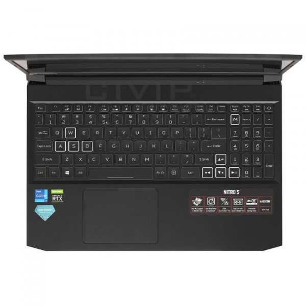 Laptop Acer Gaming Nitro 5 AN515-57-71VV (NH.QENSV.005)  (i7 11800H/8GB Ram/512GB SSD/RTX3050 4G/15.6 inch FHD 144Hz/Win 11/Đen)
