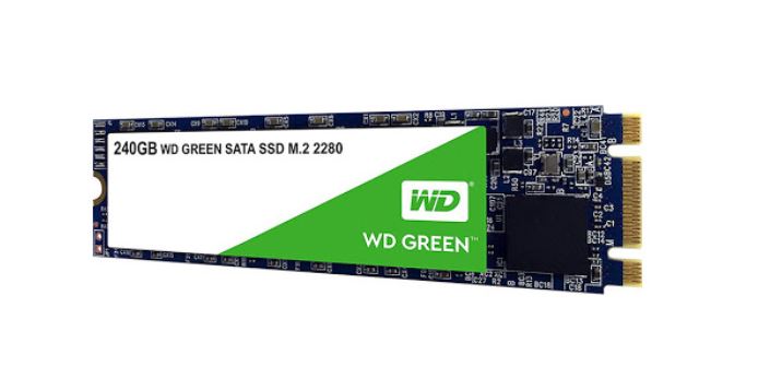 Ổ cứng SSD WD Green (240GB/M.2-2280/SATA III/545MB/s - 465MB/s)