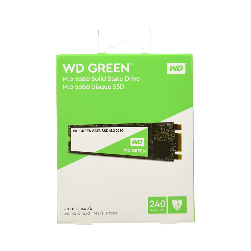 Ổ cứng SSD WD Green (240GB/M.2-2280/SATA III/545MB/s - 465MB/s)