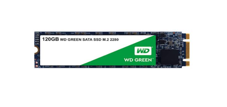 Ổ cứng SSD WD Green (120GB/M.2-2280/SATA III/545MB/s - 430MB/s)