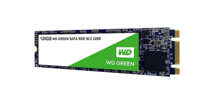 Ổ cứng SSD WD Green (120GB/M.2-2280/SATA III/545MB/s - 430MB/s)