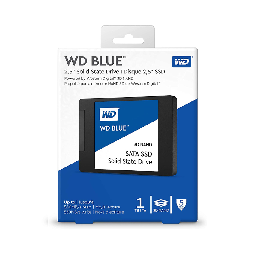 Ổ cứng SSD WD Blue (1TB/2.5inch/Sata3/560MBs - 530Mbs)