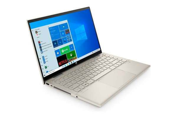 Laptop HP Pavilion X360 14-dy0169TU (4Y1D4PA) (i5-1135G7/8GD4/512GSSD/14.0 FHDT/FP/WL/BT/3C43WHr/ALUp/Vàng/Win11SL)