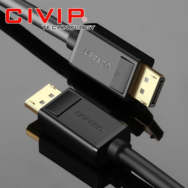 Cáp DisplayPort 1,5M hổ trợ 4K 3D chính hãng Ugreen UG-10245