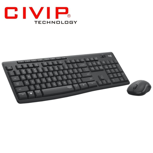 Bộ phím chuột Logitech MK295 Wireless/Black