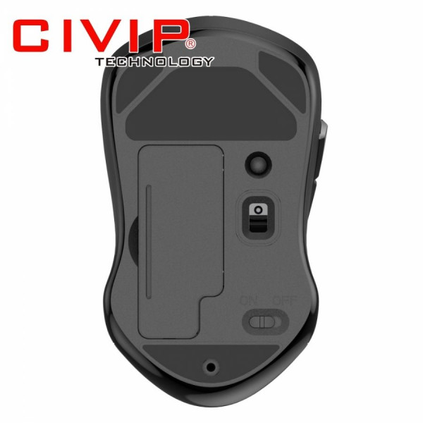 Chuột không dây Bluetooth DAREU LM115B Black