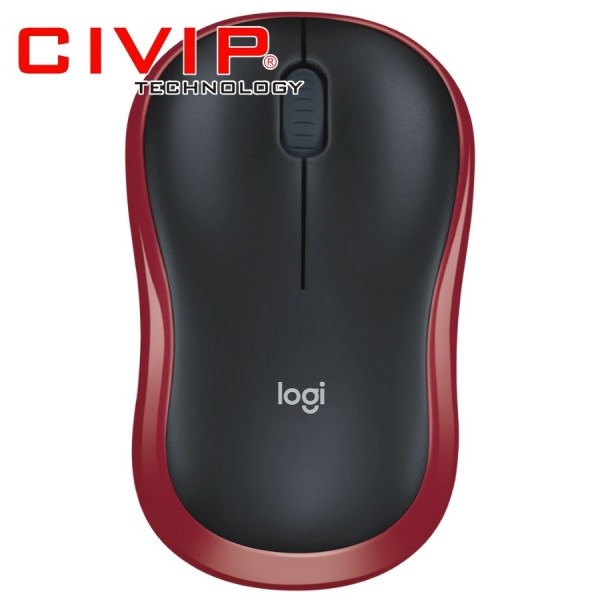 Chuột Logitech không  dây M185 Đỏ