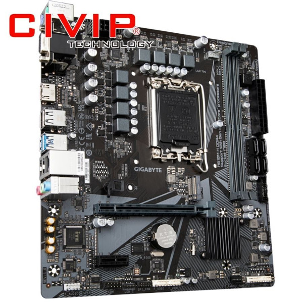 Mainboard Gigabyte H610M H DDR4 (Chipset H610, CPU Intel LGA 1700, Ram DDR4, VGA / HDMI)