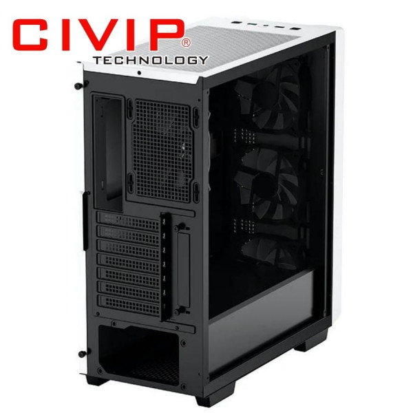 Case Deepcool CC560 - ATX - 4 FAN White (ATX, ITX, mATX)