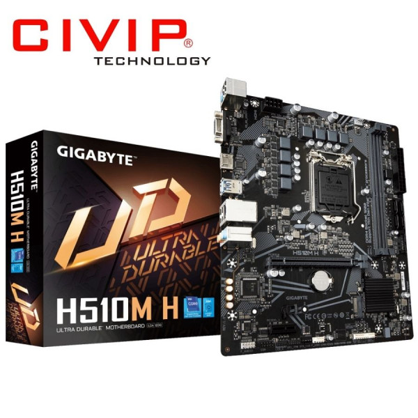 Mainboard Gigabyte GA-H510M H (Chipset H510, CPU Intel LGA 1200, RAM DDR4, VGA | HDMI)