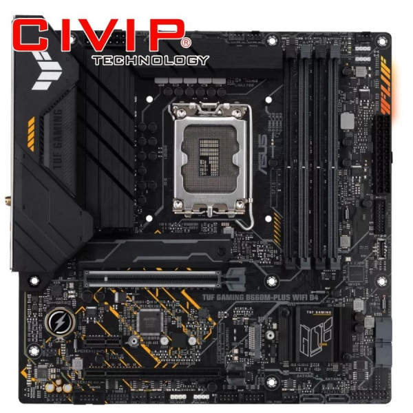 Mainboard Asus TUF GAMING B660M-PLUS WIFI D4 DDR4 (Chipset B660, CPU Intel LGA 1700, DDR4, HDMI | DP, mATX)