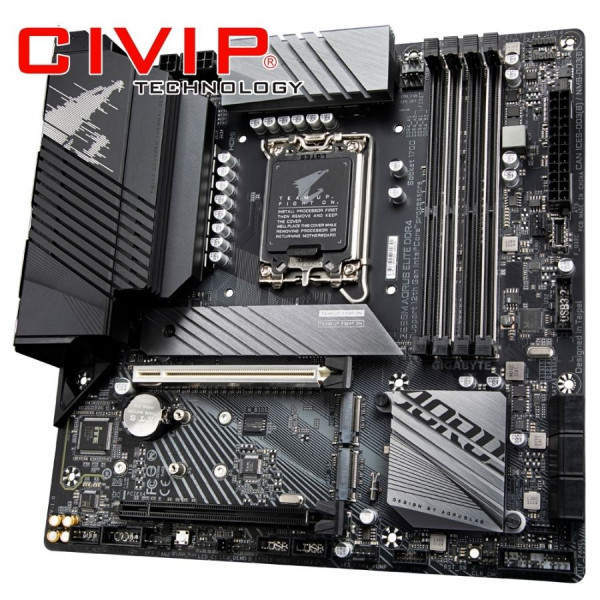 Mainboard Gigabyte Z690M AORUS ELITE DDR4 (Chipset Z690, CPU Intel LGA1700, Ram DDR4, HDMI | DP, mATX)