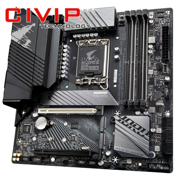 Mainboard Gigabyte Z690M AORUS ELITE AX DDR4 WIFI (Chipset Z690, CPU Intel LGA1700, Ram DDR4, HDMI | DP, mATX)
