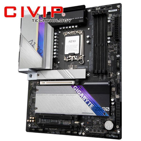 Mainboard Gigabyte Z690 AERO G DDR4 WIFI (Chipset Z690, CPU Intel LGA1700, Ram DDR4, HDMI | DP | Type-C, ATX)