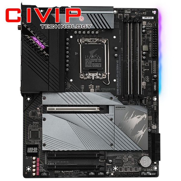 Mainboard Gigabyte Z690 AORUS ELITE AX DDR4 V2 (Chipset Z690, CPU Intel LGA1700, Ram DDR4, HDMI | DP, ATX)