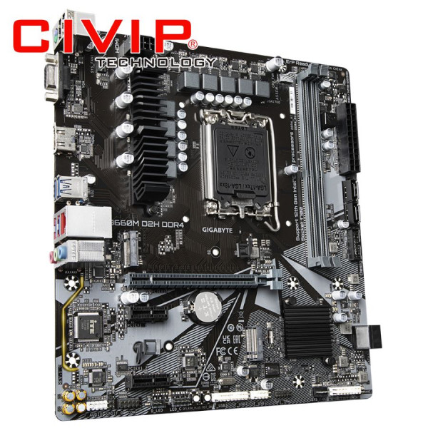 Mainboard Gigabyte B660M D2H DDR4 (Chipset B660, CPU Intel LGA1700, Ram DDR4, HDMI | VGA, mATX)