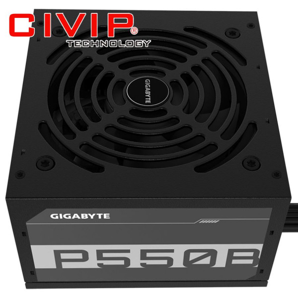 Nguồn Máy Tính Gigabyte GP-P550B 550W (CPU 4+4 Pin x1,  PCI-e 6+2 Pin x2, SATA x6)