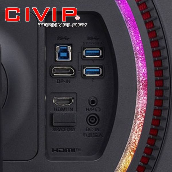 Màn Hình LCD LG 34 inch 34GP950G-B,ATV (Cong QHD 3440x1440, 34Inch IPS, 1ms, 400 cd/m², 144Hz, HDMI | DP)