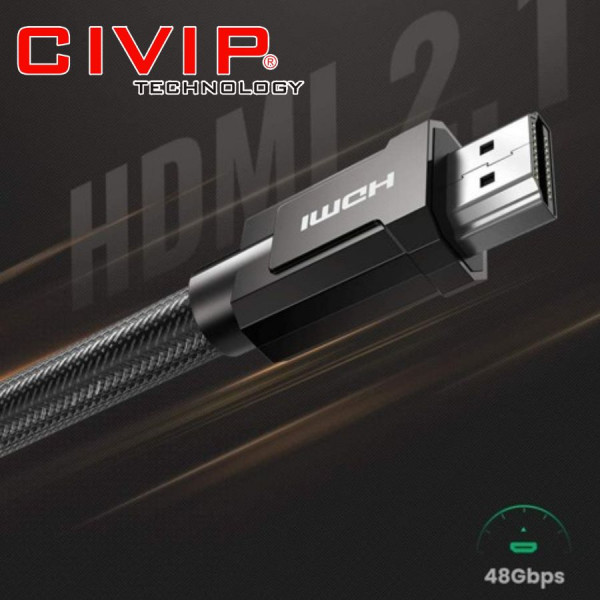 Cáp HDMI 2.1 8K Ugreen 70321 dài 2M