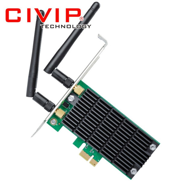 Card mạng TPLink Băng Tần Kép PCI Express AC1200 Archer T4E