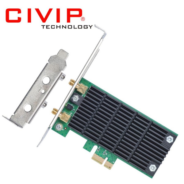 Card mạng TPLink Băng Tần Kép PCI Express AC1200 Archer T4E