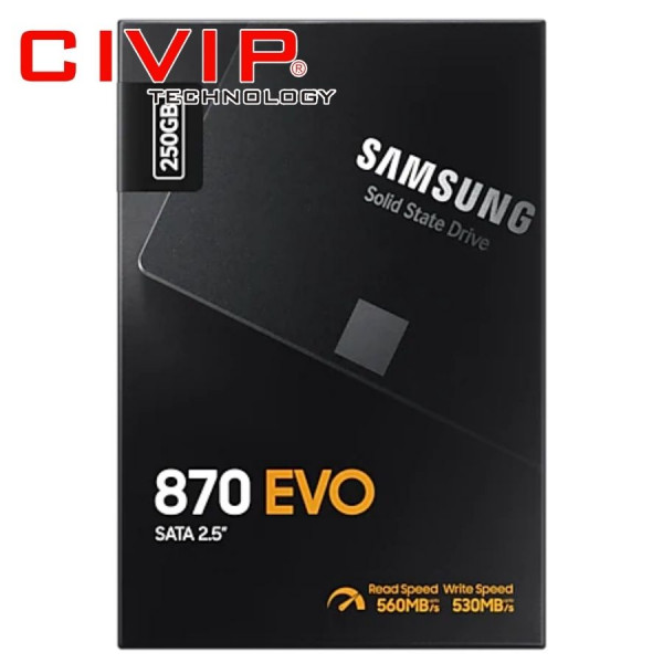 Ổ cứng SSD Samsung 870EVO - 250GB (MZ-77E250BW)