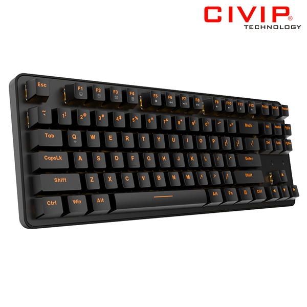 Bàn phím cơ không dây Gaming Dare-U EK807G Black D Blue Switch