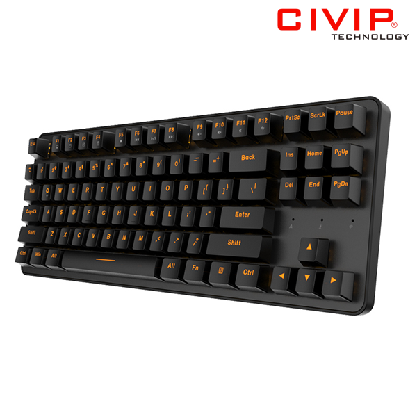 Bàn phím cơ không dây Gaming Dare-U EK807G Black D Blue Switch