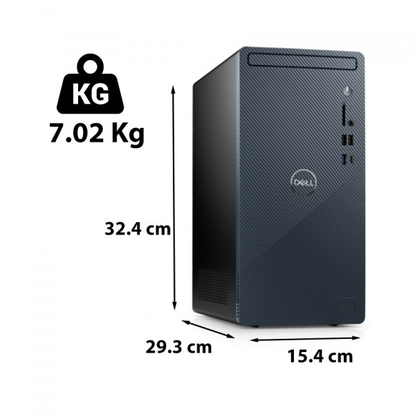 Máy tính để bàn Dell Inspiron 3910 70297319 (Intel Core i5-12400/8GB/512GB SSD/Windows 11 Home SL 64-bit + Office 2021 Home & Student/WiFi 802.11ax)