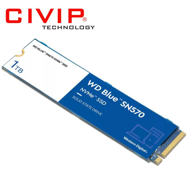 SSD WD Blue SN570 1TB M.2 NVMe PCIe Gen3x4 (WD100T3B0C)