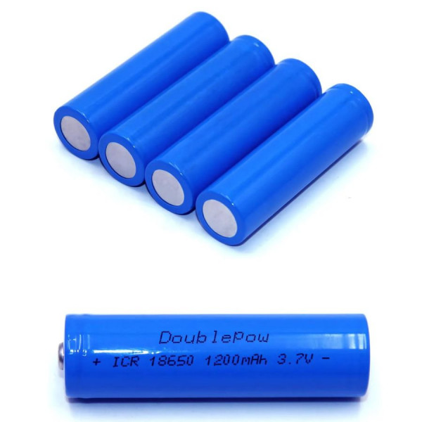 Pin sạc 18650 cao cấp 3.7v - 1200 mAh