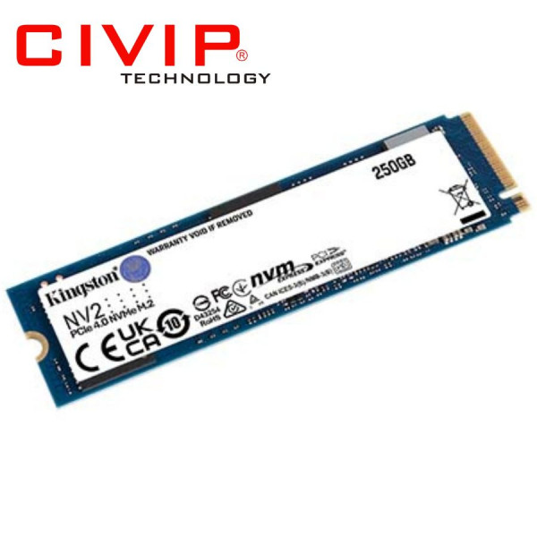 Ổ cứng SSD Kingston NV2 250GB PCIe Gen4x4 NVMe M.2 (SNV2S/250G)