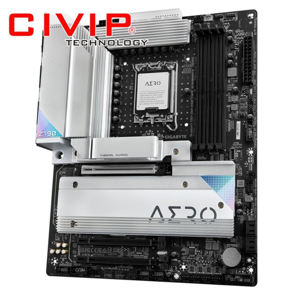 Mainboard Gigabyte Z790 AERO G DDR5 (Chipset Z790, Socket Intel LGA1700, Ram DDR5, Wifi 6E, HDMI | DP IN | Type-C, ATX)