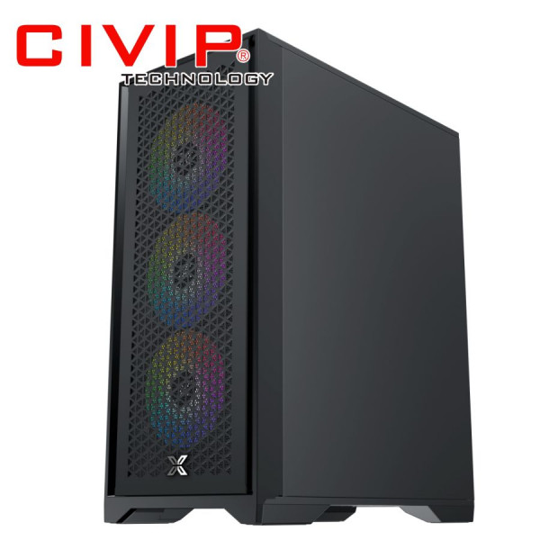 Case Xigmatek LUX S 3FX EN47840 (Sẵn 3 Fan - ATX, Micro-ATX, ITX)