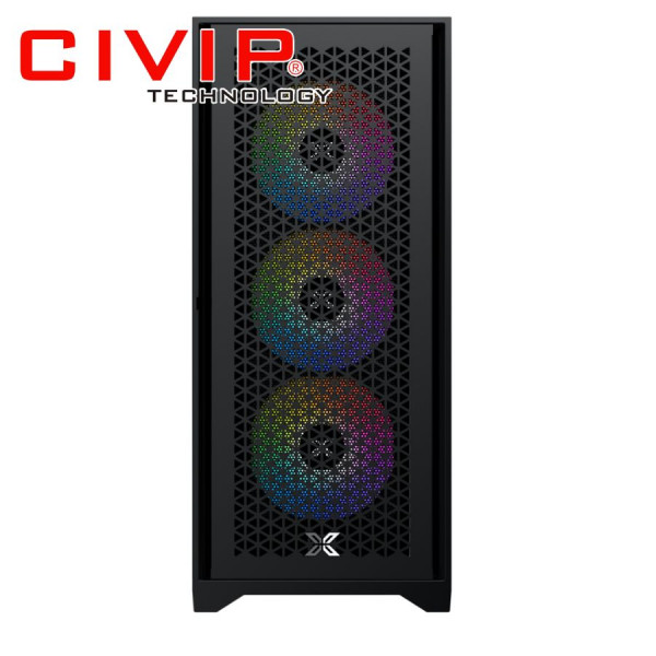 Case Xigmatek LUX S 3FX EN47840 (Sẵn 3 Fan - ATX, Micro-ATX, ITX)