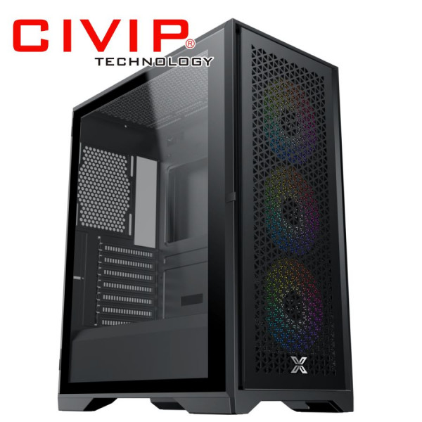 Case Xigmatek LUX S 3FX EN47840 (Sẵn 3 Fan - ATX, Micro-ATX, ITX)