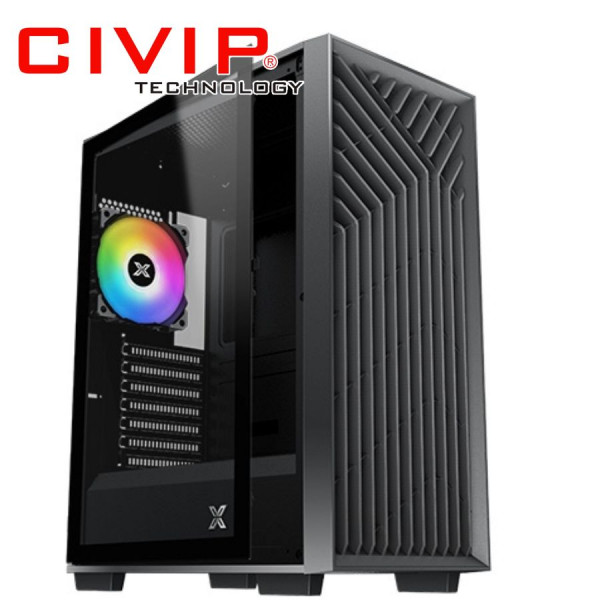 Case Xigmatek Lux G Shadow 3FX EN48724 (Sẵn 3 Fan - ATX, Micro-ATX, ITX)