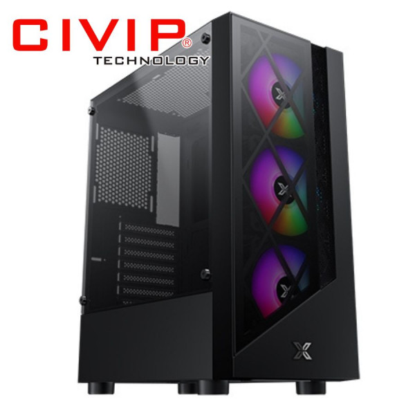 Case Xigmatek DUKE 3F EN49080 (Sẵn 3 Fan - ATX, Micro-ATX, ITX)