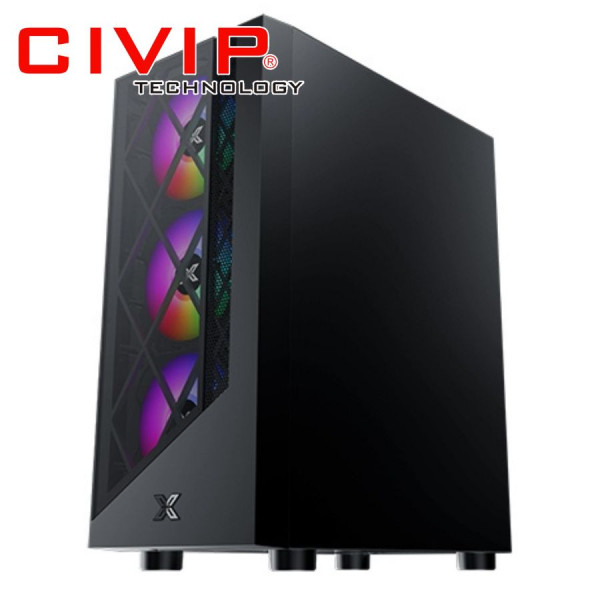 Case Xigmatek DUKE 3F EN49080 (Sẵn 3 Fan - ATX, Micro-ATX, ITX)