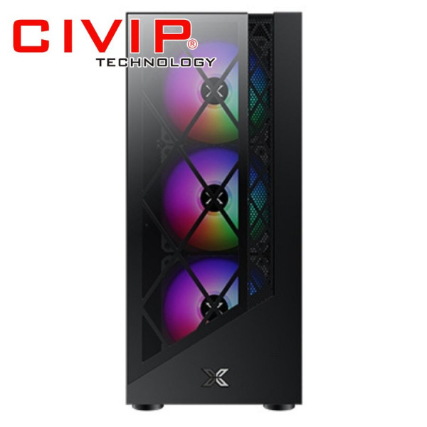 Case Xigmatek DUKE 3F EN49080 (Sẵn 3 Fan - ATX, Micro-ATX, ITX)