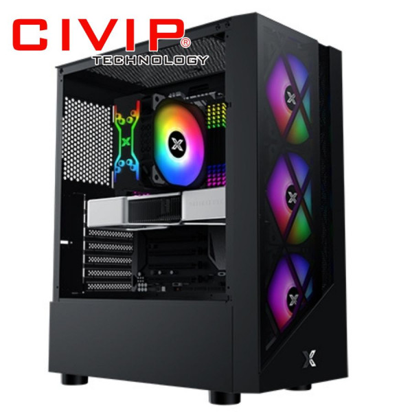 Case Xigmatek DUKE 3F EN49080 (Sẵn 3 Fan - ATX, Micro-ATX, ITX)