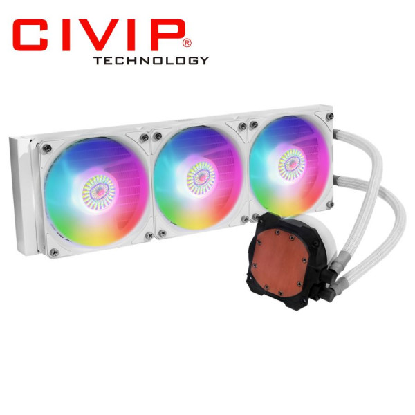 Tản nhiệt nước CPU Cooler Master MasterLiquid ML360L V2 ARGB White
