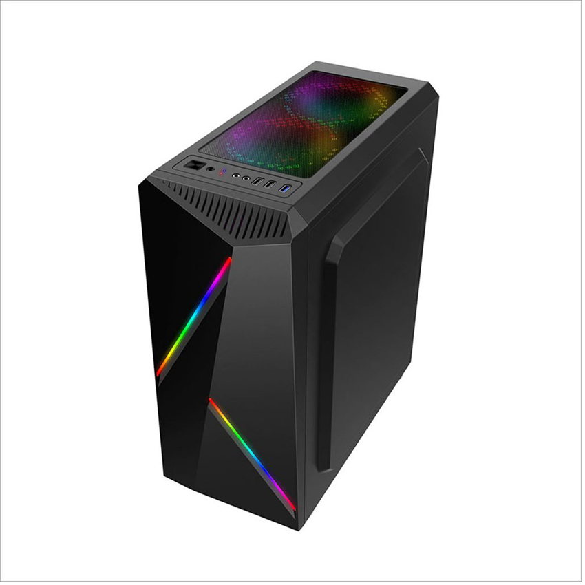 Case Jetek G9311 (Mid Tower/Màu Đen/Led RGB)