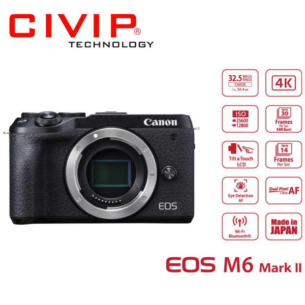 Máy ảnh Canon EOS M6 MARK II BODY