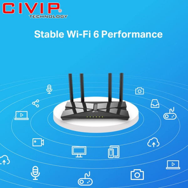 Thiết Bị Định Tuyến TPLINK Archer AX10 AX1500