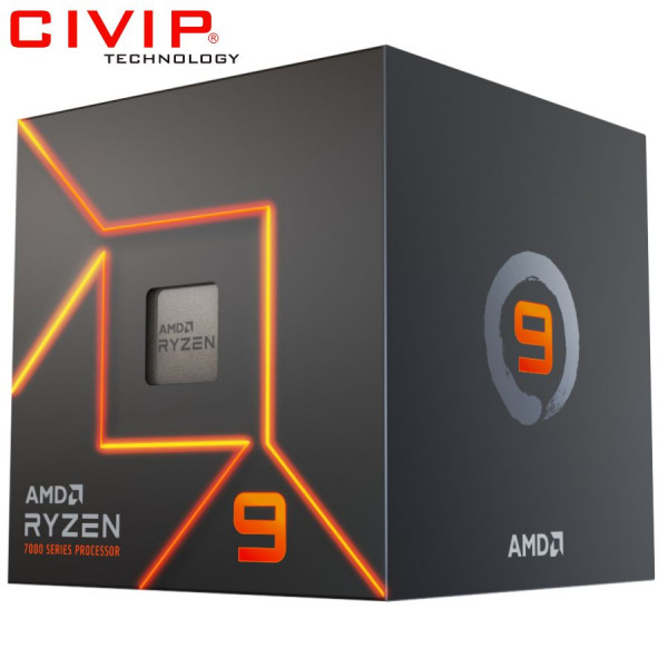 CPU AMD Ryzen 9 7900 (3.7GHz up to 5.4GHz Max Boost, AM5, 76MB Cache, 12 cores, 24 threads, 65W)