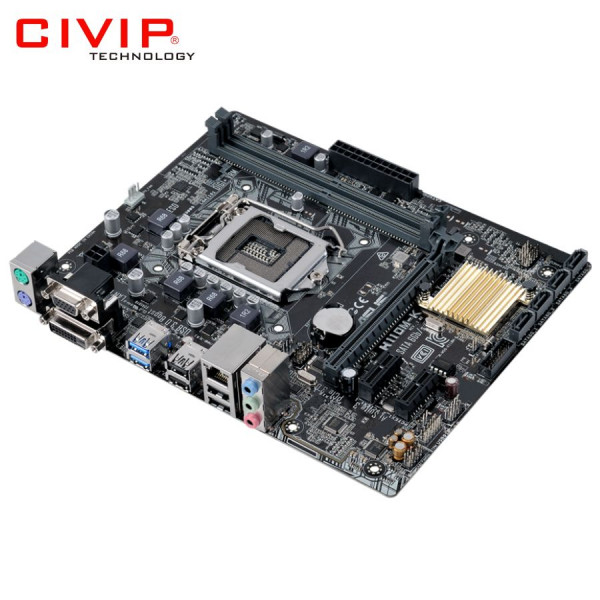 Mainboard ASUS H110M-K (Chipset H110, Socket 1151, DDR4 2 khe Ram, VGA / DVI-D, m-ATX)